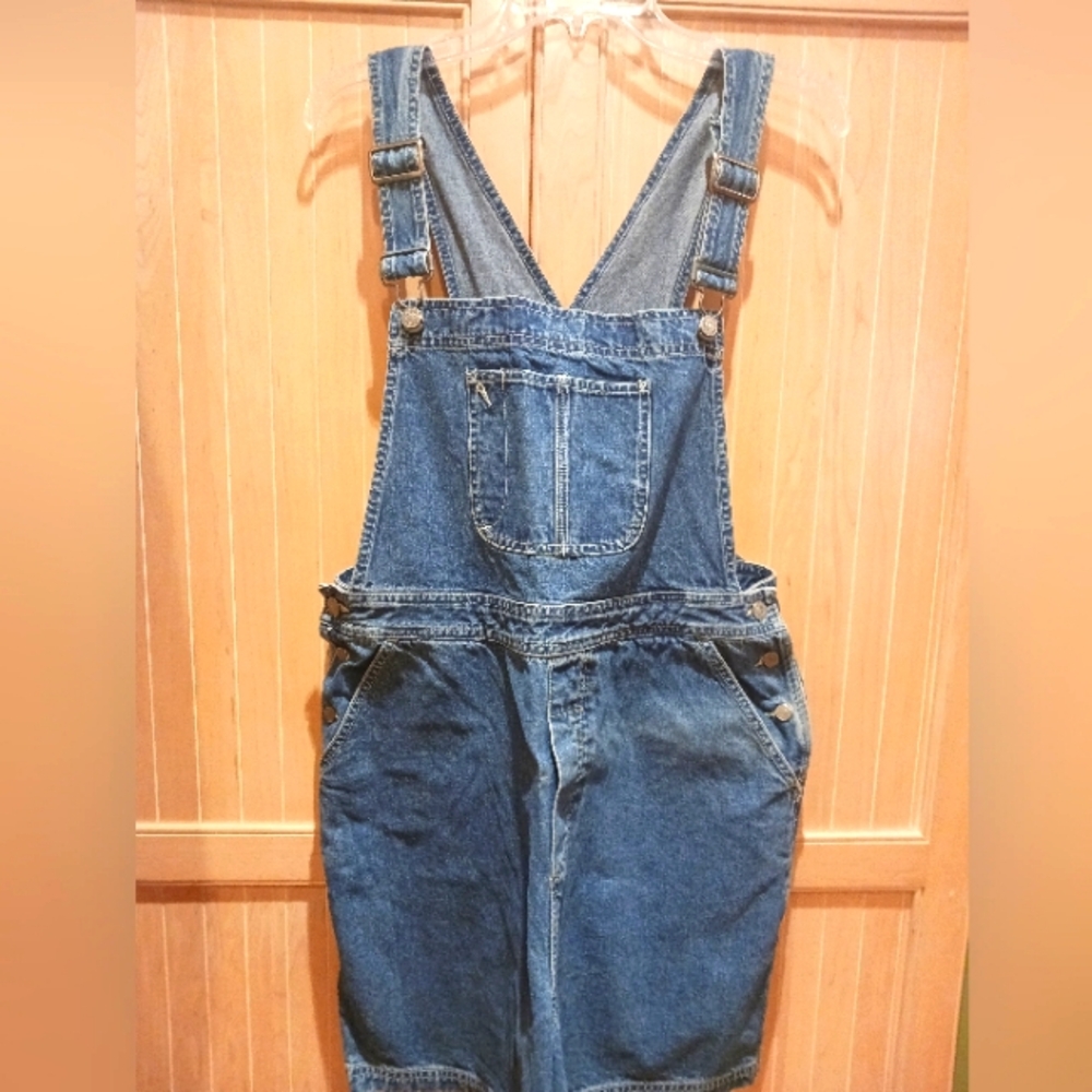 Bib Short Carpenter Jeans EUC Large
